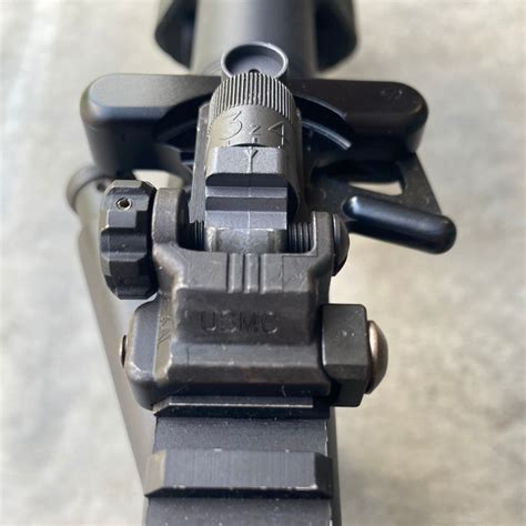 knights armament company micro rear sight usmc marked