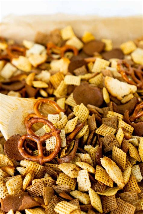 The Best Homemade Chex Mix Recipe Oven Baked Play Party Plan