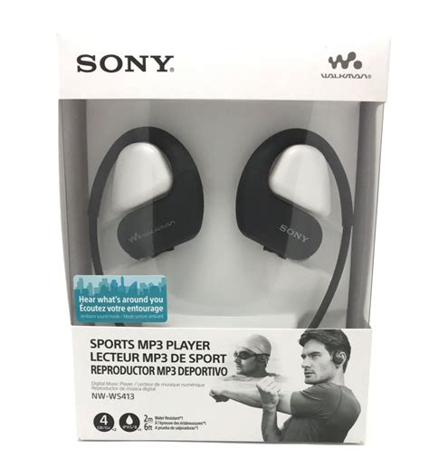 Sony Nw Ws Gb Waterproof Walkman Sports Swimming Mp Player Black