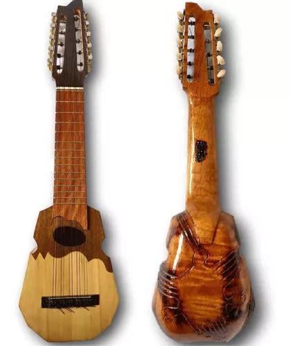 Charango Peruano Tallado Mod Kjarkas Con Funda Y U Itas Cuotas Sin