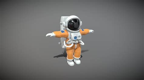 Astronaut In Spacesuit And Helmet Download Free 3d Model By Hosein Hajipour Hoseinhajipour