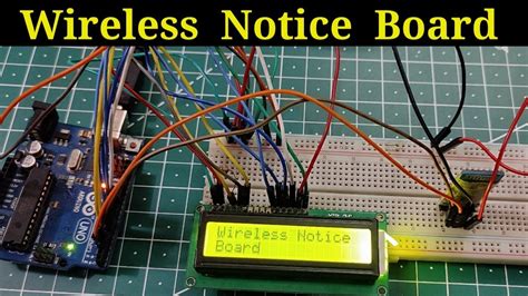 How To Make Wireless Notice Board Using Arduino Uno And HC 05 YouTube