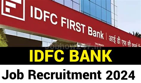 Urgent Hiring In Idfc Bank For Multiple Location Jobnow Provide