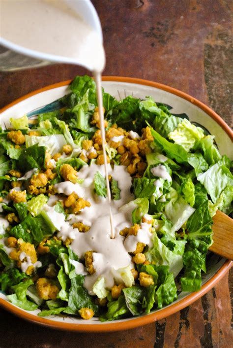 Creamy And Tangy Vegan Caesar Salad Gf Vegansandra