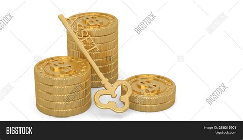 Golden Asset Key Gold Image And Photo Free Trial Bigstock