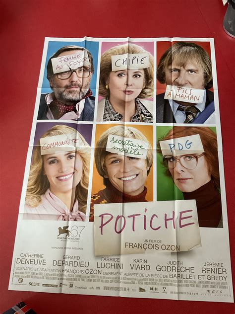 Affiche du film Potiche 2010 Cinéma Paradisio Affiches