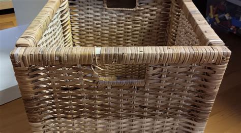 Ikea Expedit Kallax Regal Weiss 2 Branäs Rattan Körbe Kaufen Auf