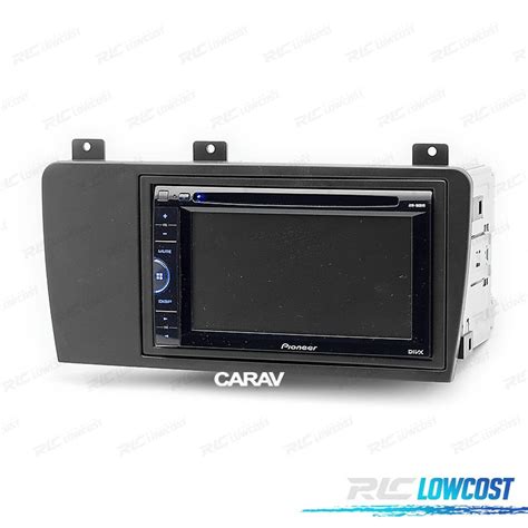 Moldura Adaptador Preto Para Radio Din Para Volvo S V Xc