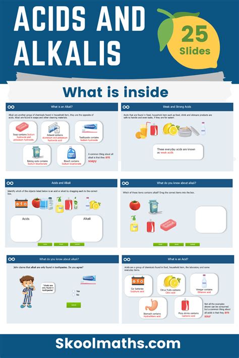 Acids And Alkalis Interactive Lesson And Activities For Ks3 Science