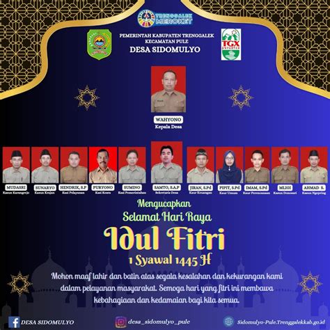 SELAMAT HARI RAYA IDUL FITRI 1 SYAWAL 1445 H 2024 Website Desa