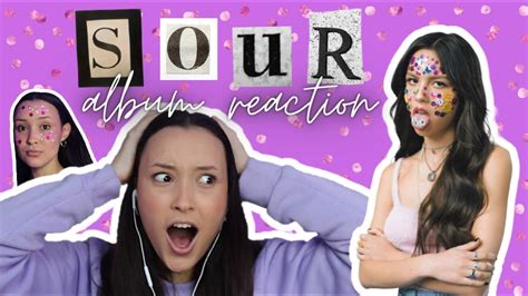 Olivia Rodrigo Sour Debut Album Reaction 🍭💿 Youtube