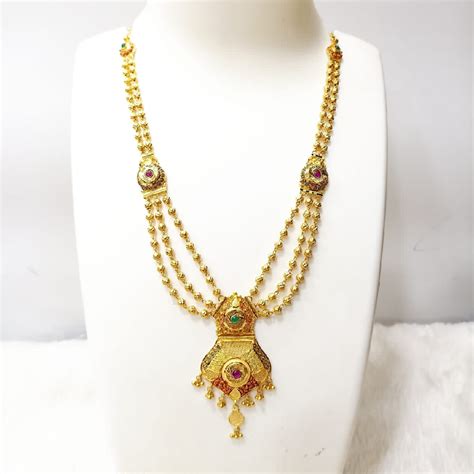 Three Layer Necklace Gold Atelier Yuwa Ciao Jp