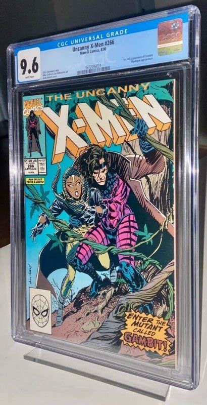 Uncanny X Men 266 1st Full Appearance Of Gambit Cgc 96 Key Comic New Slab Comic Books