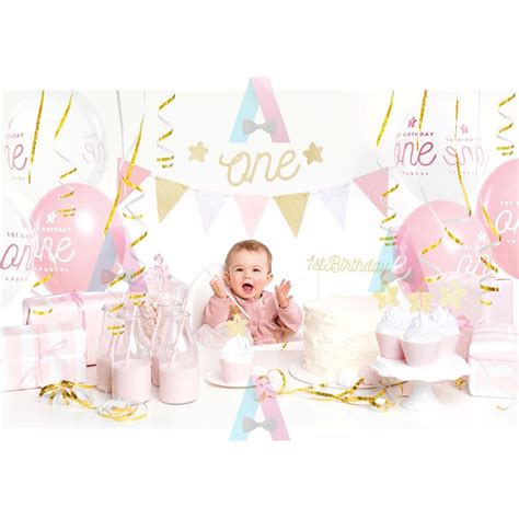 Set Decora Iuni Prima Aniversare Cu Auriu Aniversaria Ro