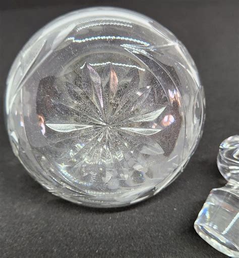 Crystal Etched Perfume Bottle By Royal Brierley Perf Gem