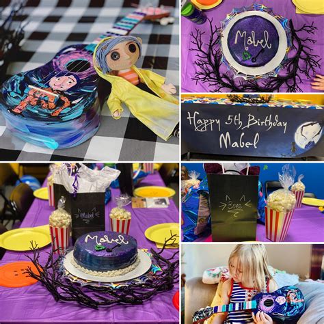 I Put Together A Coraline Themed Birthday For My Daughter Complete