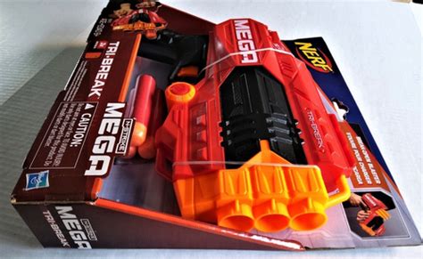 Lanzador Nerf N Strike Mega Tri Break Batalla De Dardos Cuotas Sin