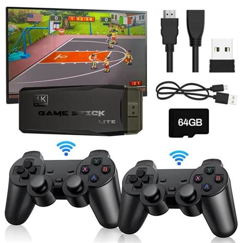 Jeux Console De Jeu Video Retro Avec 2 Manettes 64G 15000 M8 PRO HDMI