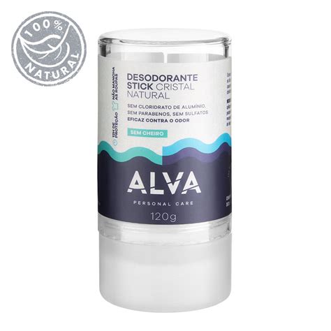 Desodorante Natural E Saudável Pedra Cristal Alva 120G Gaia Produtos