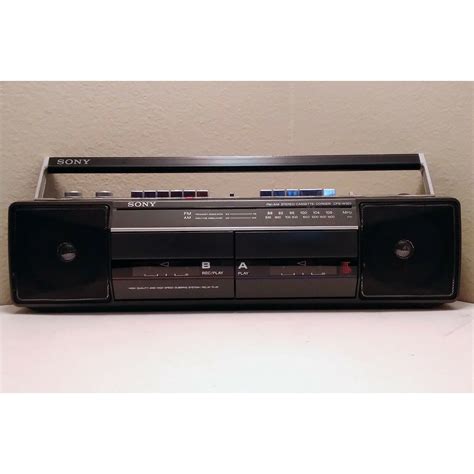 Sony Cfs W Boombox Radio Cassette Recorder Etsy Canada