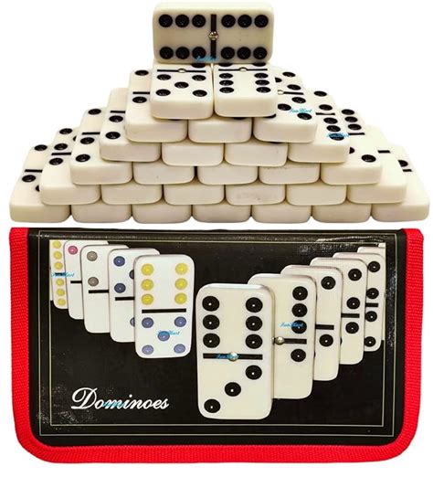 Buy Funblast Dominoes Set Pieces Double Six Ivory Dominoes