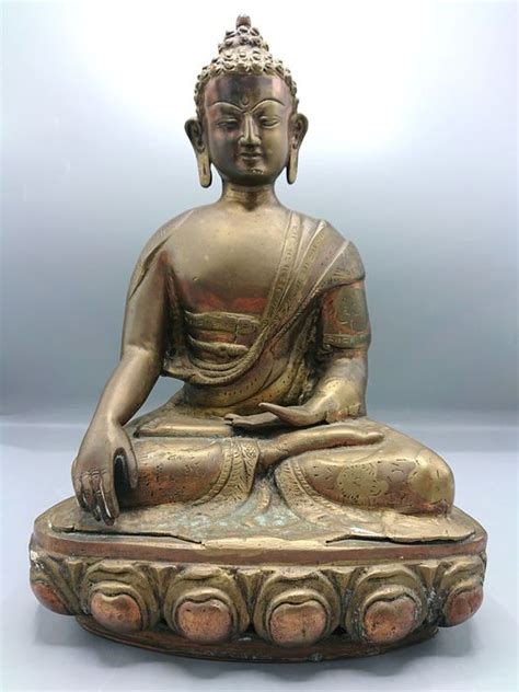 Large Buddha Bronze China Second Half Th Century Catawiki