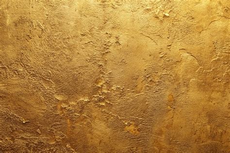 Textura de parede de cimento gesso dourado áspero imagem Premium