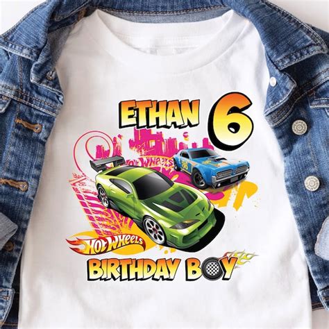 Hot Wheels Birthday Shirt Etsy