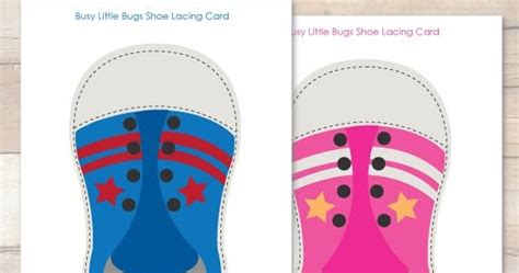 Printable Lacing Cards