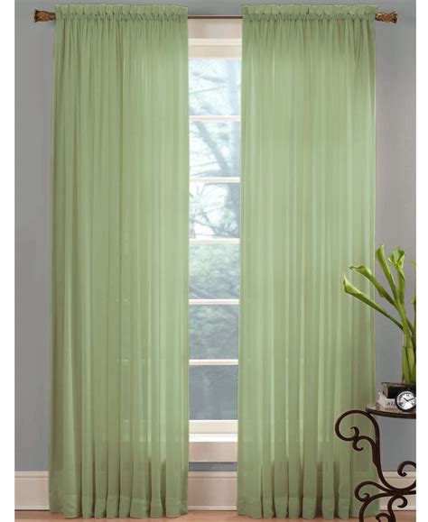 Miller Curtains Closeout Sheer Angelica Volie 59 Sheer Curtains Matching Bedding And