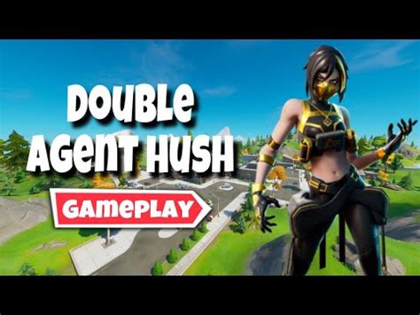 Double Agent Hush Skin Gameplay Before You Buy Fortnite Battle