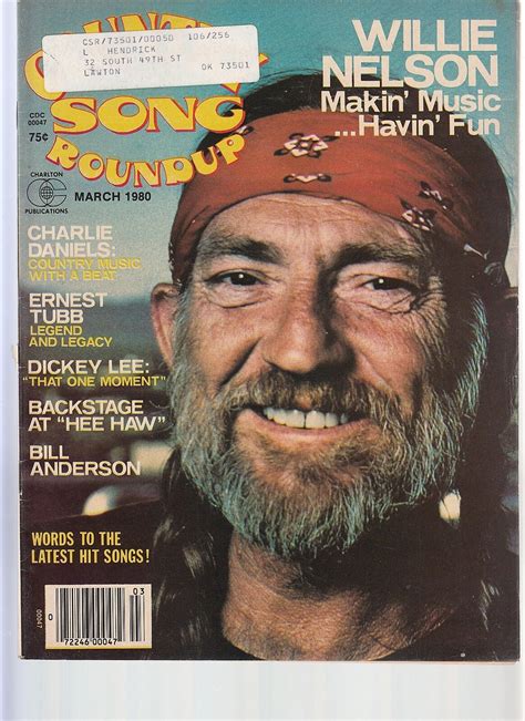 Country Song Roundup March Willie Nelson Ebay