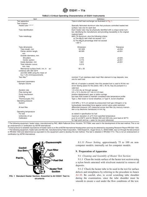 Astm D3241 11a Standard Test Method For Thermal Oxidation Stability