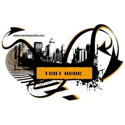 Free City Skyline Vector Art