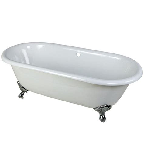 Kohler Iron Works 55 Ft Reversible Drain Historic Cast Iron Bathtub