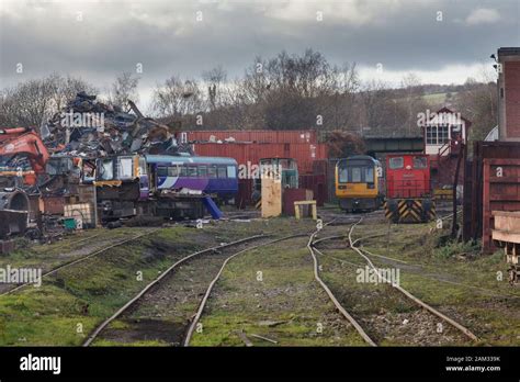 Former Arriva Northern Rail Class 142 Pacer Train 142005 Being Scrapped