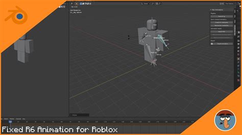 Roblox Animation R6 Rig FIXED Roblox Studio Blender YouTube