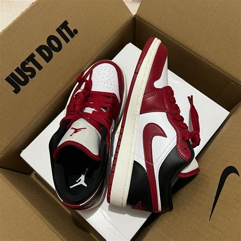 Nike Air Jordan Low Red White Black Women S Fashion Footwear