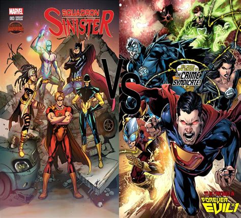 BattleWorld Fight 175 Squadron Sinister Vs Crime Syndicate Comics