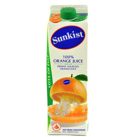 Sunkist Pure Premium Orange Juice With Pulp