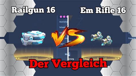 Mech Arena Railgun Vs Em Rifle Der Vergleich Youtube