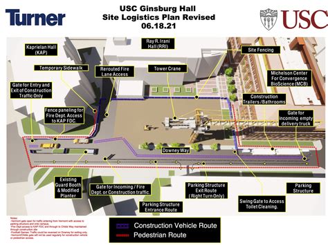 Ginsberg Hall fence install and related traffic changes - Employee Gateway