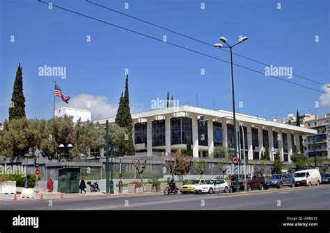 American Embassy building, Athens, Greece, Europe Stock Photo - Alamy