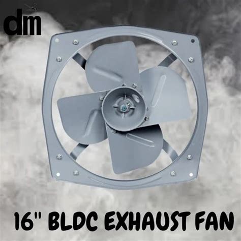 Single Phase Copper Digital Motors 16 Inch BLDC Exhaust Fan 1400 RPM