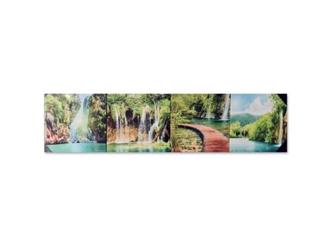 Leinwandbild Canvas Waterfalls 25 X 25 Cm 4 Tlg Kaufen Bei OBI