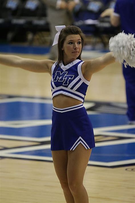 MTSU Cheerleaders | Football cheerleaders, Hot cheerleaders, Cute ...