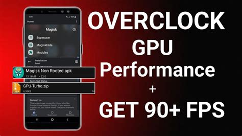 Overclock Android Gpu Get Fps Max Fps Fix Lag No Root Youtube