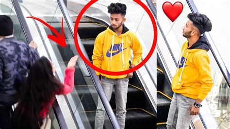 Giving Flying Kiss 😘 Part 8 Strangers On Escalator Khushi