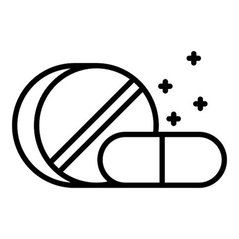 Premium Vector | Allergy pills icon outline allergy pills vector icon for web design isolated on ...