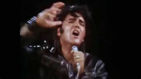 Elvis Presley If I Can Dream 68 Black With Orchestra Youtube